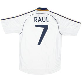 1998-00 Real Madrid Home Shirt Raul #7 - 5/10 - (M)
