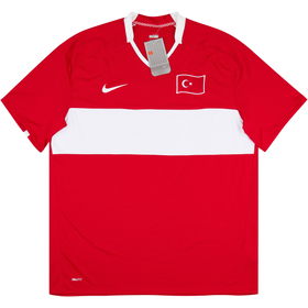 2008-10 Turkey Home Shirt - (XXL)
