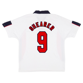 1997-99 England Home Shirt Shearer #9 - 8/10 - (L)