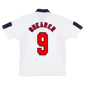 1997-99 England Home Shirt Shearer #9 - 6/10 - (L)