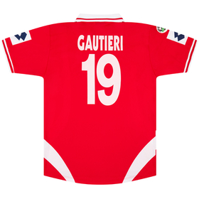 2001-02 Piacenza Match Issue Home Shirt Gautieri #19