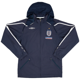 2007-09 England Umbro Hooded Track Jacket - 8/10 - (M)