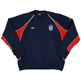 2002-03 England Umbro Sweat Top - 9/10 - (XL)