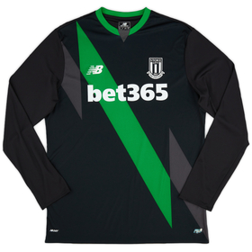 2015-16 Stoke City Away L/S Shirt - 9/10 - (L)