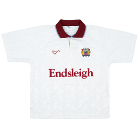 1992-93 Burnley Away Shirt - 8/10 - (L)