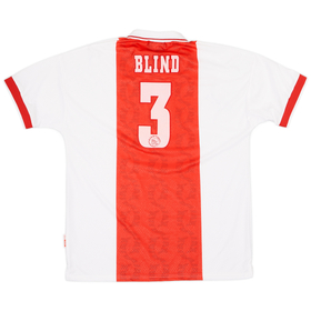 1998-99 Ajax Signed Home Shirt Blind #3 - 9/10 - (XL)