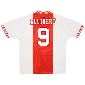 1996-97 Ajax Home Shirt Kluivert #9 - 8/10 - (XL)