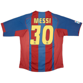 2004-05 Barcelona Home Shirt Messi #30 - 7/10 - (3XL)