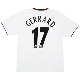 2003-04 Liverpool Away Shirt Gerrard #17 - 9/10 - (M)