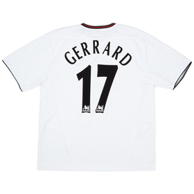 2003-04 Liverpool Away Shirt Gerrard #17 - 10/10 - (L)