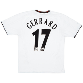 2003-04 Liverpool Away Shirt Gerrard #17 - 8/10 - (M)