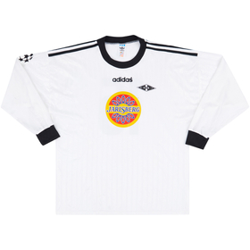1995-96 Rosenborg Match Issue Champions League Home L/S Shirt #15 (Hjelde) v Blackburn