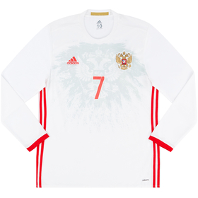 2016-17 Russia Match Issue Away L/S Shirt #7