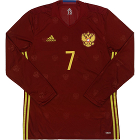 2016-17 Russia Match Issue Home L/S Shirt #7
