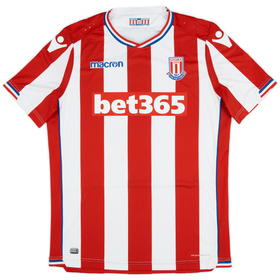 2017-18 Stoke City Home Shirt - 9/10 - (XL)