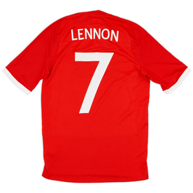 2010-11 England Away Shirt Lennon #7 - 7/10 - (S)