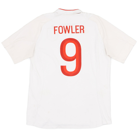 2012-13 England Home Shirt Fowler #9 - 6/10 - (L)
