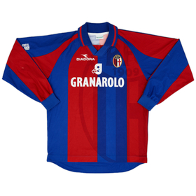 1997-98 Bologna Home L/S Shirt - 6/10 - (L)