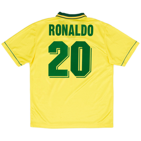 1994 Brazil Home Shirt Ronaldo #20 - 9/10 - (XL)