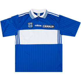 1997-98 Bastia Match Issue Coupe de la Ligue Home Shirt #9 (Jestrović) v Nancy