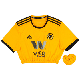 Wolves Crop Top and Scrunchie Set