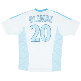 2002-03 Olympique Marseille Home Shirt Olembe #20 - 7/10 - (S)