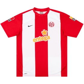 2009-10 FSV Mainz Match Issue Home Shirt Fathi #3
