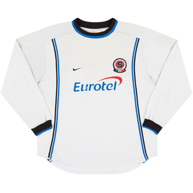 2000-01 Sparta Prague Match Issue Away L/S Shirt #6