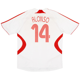 2007-08 Liverpool Away Shirt Alonso #14 - 5/10 - (XL)