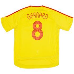 2006-07 Liverpool Away Shirt Gerrard #8 - 5/10 - (L)