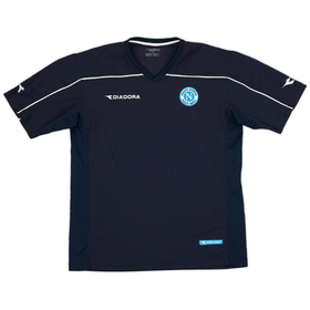 2002-03 Napoli Diadora Training Shirt - 9/10 - (M)
