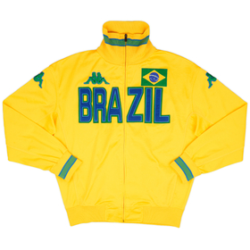 2009-10 Brazil Kappa Track Jacket - 9/10 - (XL)