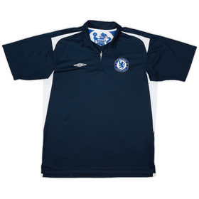 2005-06 Chelsea Umbro 1/4 Zip Polo Shirt - 8/10 - (L)
