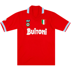 1987-88 Napoli NR-Reissue Third Shirt #10 (Maradona) L