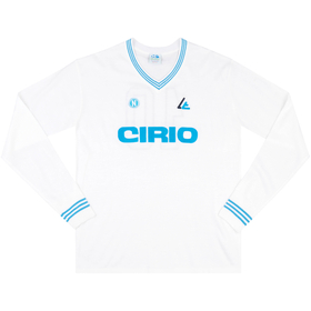 1984-85 Napoli Linea Time-Reissue Away L/S Shirt #10 (Maradona) L