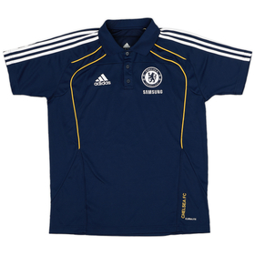 2010-11 Chelsea adidas Polo Shirt - 9/10 - (L)