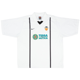 2002-03 Valencia Basic Home Shirt - 8/10 - (XXL)
