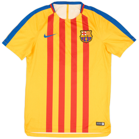 2017-18 Barcelona Nike Training Shirt - 8/10 - (M)