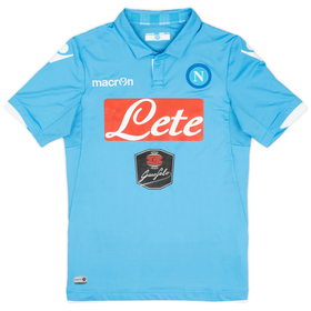 2014-15 Napoli Home Shirt - 8/10 - (M)