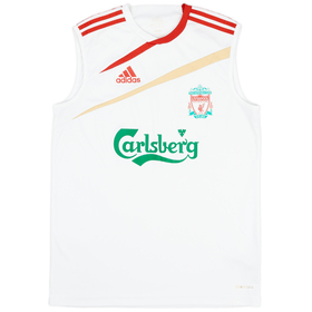2009-10 Liverpool adidas Training Vest - 8/10 - (M)