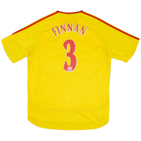 2006-07 Liverpool Away Shirt Finnan #3 - 9/10 - (L)