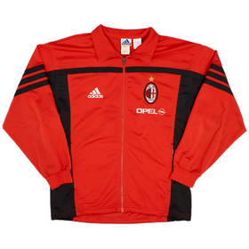 2000-01 AC Milan adidas Track Jacket - 8/10 - (M)
