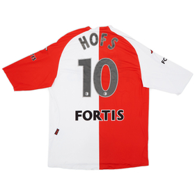2006-07 Feyenoord Player Issue Home Shirt Hofs #10 - 7/10 - (M)