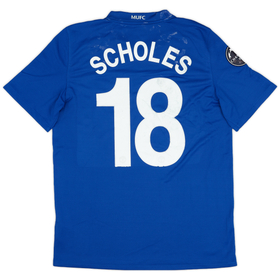 2008-09 Manchester United Third Shirt Scholes - 5/10 - (M)