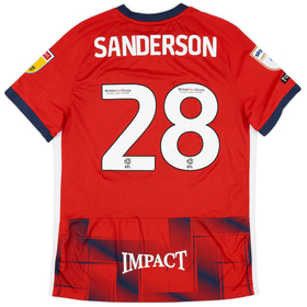 2022-23 Birmingham Match Issue Away Shirt Sanderson #28
