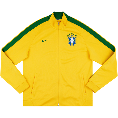 2014-15 Brazil Nike Track Jacket - 9/10 - (XL)