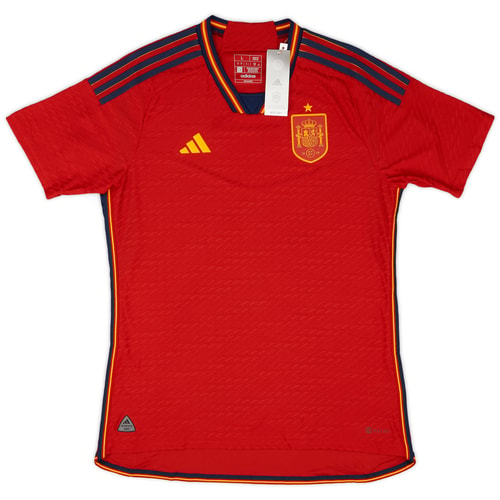 2022-23 Spain Authentic Home Shirt