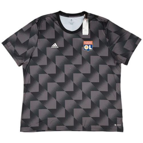2022-23 Lyon adidas Pre-Match Training Shirt - (3XL)