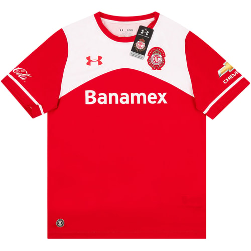 2015-16 Deportivo Toluca Home Shirt *New w/ Defects*