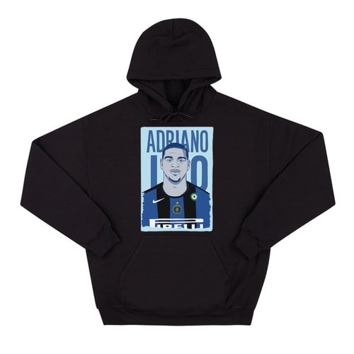 2005-06 Inter Milan Adriano #10 Serie A Icons Hooded Top